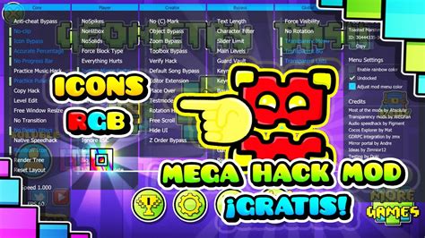 gd mega mod menu.